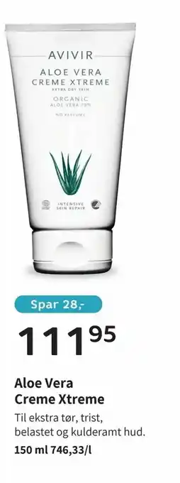 Helsam Aloe Vera Creme Xtreme tilbud