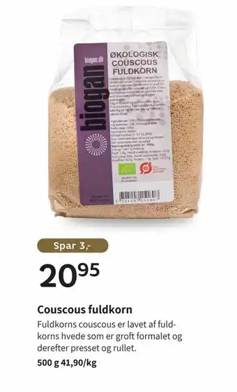 Couscous fuldkorn