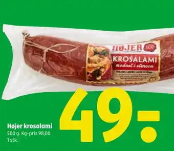 Coop 365 Højer krosalami tilbud