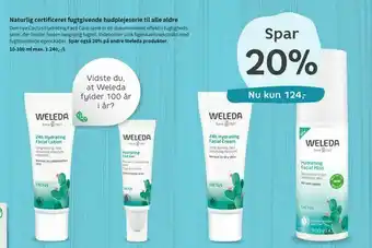 Helsam Naturlig certificeret fugtgivende hudplejeserie til alle aldre tilbud