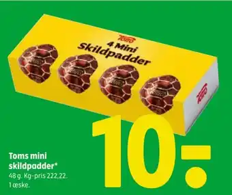 Coop 365 Toms mini skildpadder tilbud