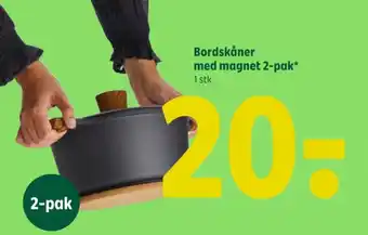 Bordskåner med magnet 2-pak
