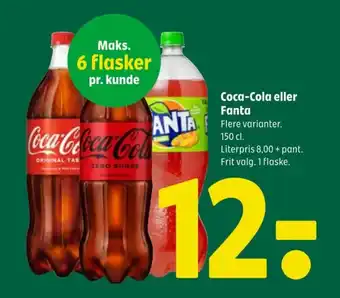 Coop 365 Coca-Cola eller Fanta tilbud