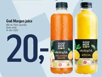 Føtex God Morgen juice tilbud