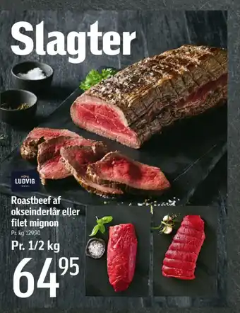 Føtex Roastbeef af okseinderlår eller filet mignon tilbud