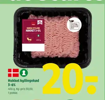 Coop 365 Hakket kyllingekød 3-6% tilbud