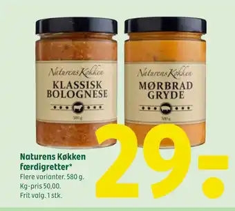 Coop 365 Naturens køkken færdigretter tilbud