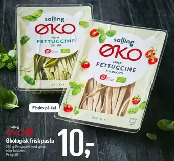 Føtex Økologisk frisk pasta tilbud