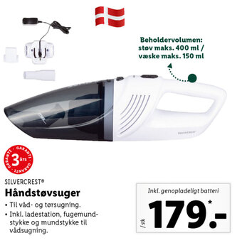 Lidl Håndstøvsuger tilbud