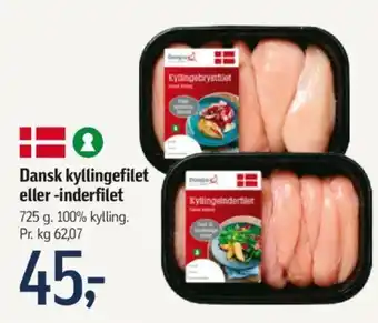 Føtex Dansk kyllingefilet eller-inderfilet tilbud