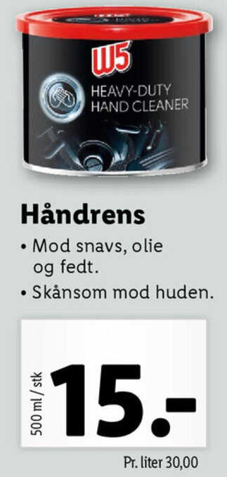Lidl Håndrens 500 ml tilbud