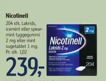 Føtex Nicotinell tilbud