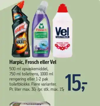 Føtex Harpic, Frosch eller Vel tilbud