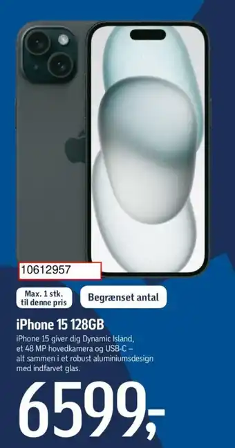Føtex iPhone 15 128GB tilbud