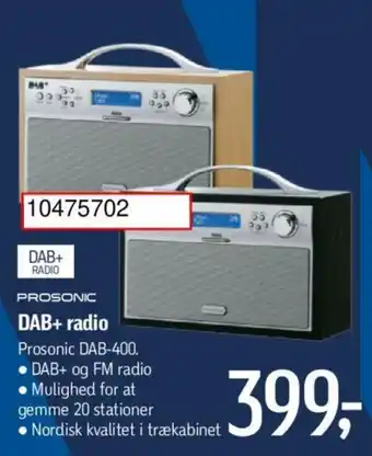 Føtex DAB+ RADIO tilbud