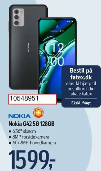 Føtex Nokia G42 5G 128GB tilbud