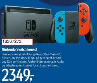 Føtex Nintendo Switch konsol tilbud