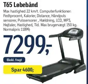 Føtex T65 Løbebånd tilbud