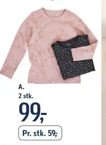 Føtex Bluse. Flere varianter. 98-140 cm tilbud
