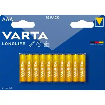 Batteri longlife alkaline aaa 1.5v - varta