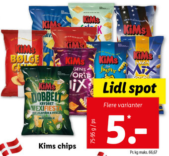 Lidl Kims Chips tilbud