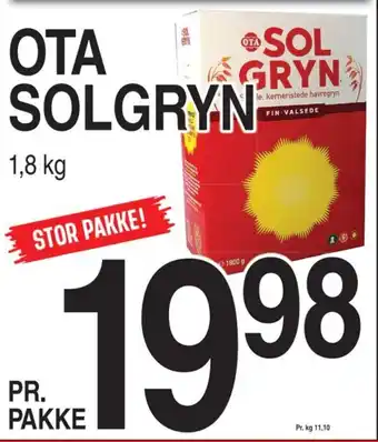 ABC Lavpris OTA SOLGRYN tilbud