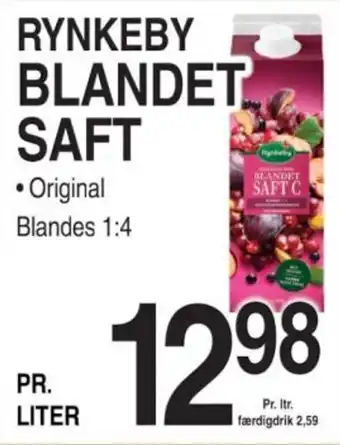RYNKEBY BLANDET SAFT