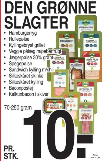 ABC Lavpris DEN GRØNNE SLAGTER tilbud