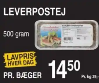 ABC Lavpris LEVERPOSTEJ tilbud