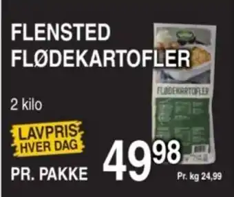 ABC Lavpris FLENSTED FLØDEKARTOFLER tilbud
