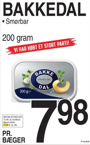 ABC Lavpris BAKKEDAL tilbud