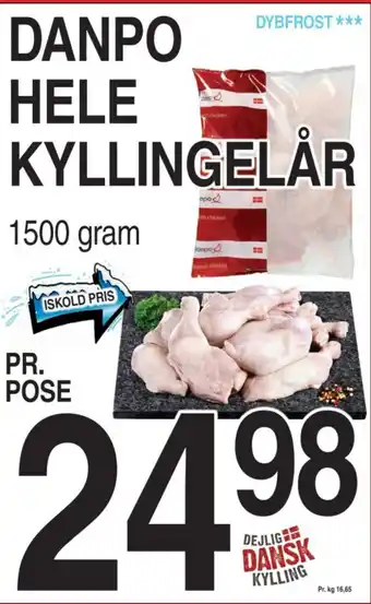 ABC Lavpris DANPO HELE KYLLINGELÅR tilbud