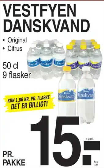 ABC Lavpris VESTFYEN DANSKVAND tilbud