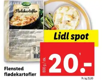 Lidl Flensted flødekartofler tilbud