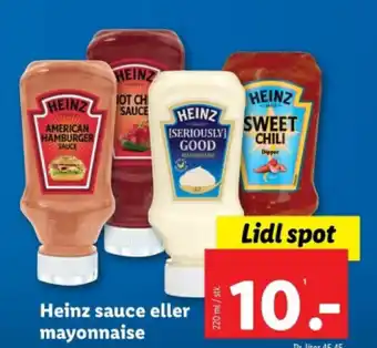 Lidl Heinz sauce eller mayonnaise tilbud