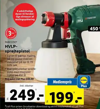 Lidl PARKSIDEⓇ HVLP- sprøjtepistol tilbud