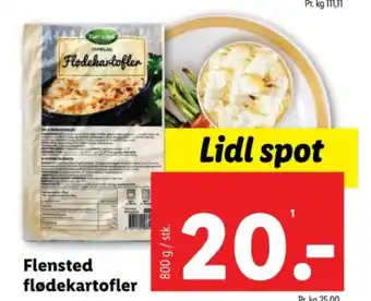 Lidl Flensted flødekartofler tilbud