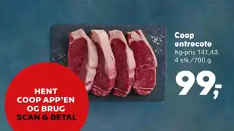 Kvickly Coop entrecote tilbud