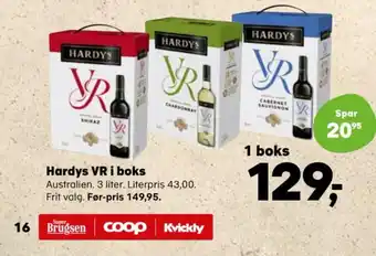 Kvickly Hardys VR i boks tilbud