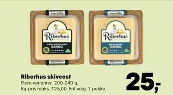 Kvickly Riberhus skiveost tilbud