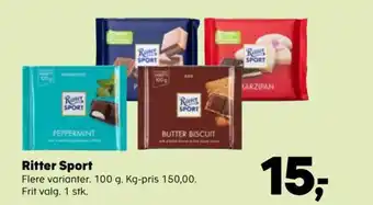 Kvickly Ritter Sport tilbud