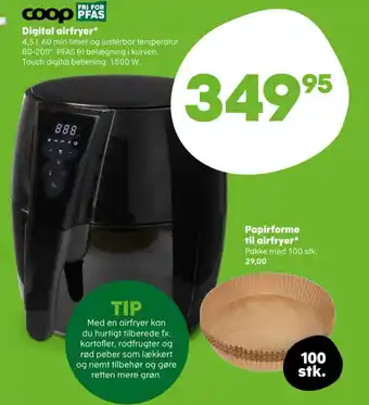 Kvickly Digital airfryer* tilbud