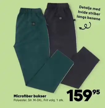 Kvickly Microfiber bukser tilbud