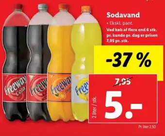 Lidl Sodavand tilbud