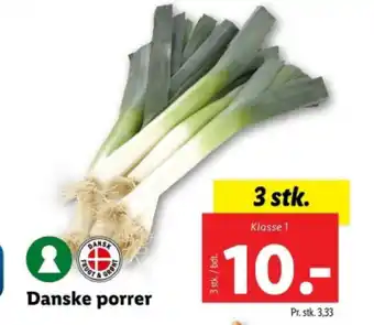 Lidl Danske porrer tilbud