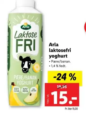 Lidl Arla laktosefri yoghurt tilbud