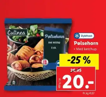 Lidl Pølsehorn tilbud