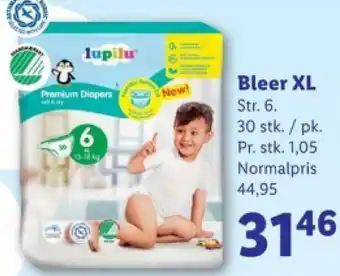 Lidl Bleer XL Str. 6. tilbud