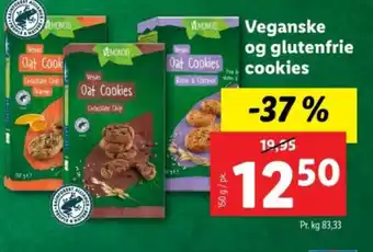 Lidl Veganske og glutenfrie cookies tilbud