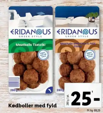 Lidl Kødboller med fyld tilbud